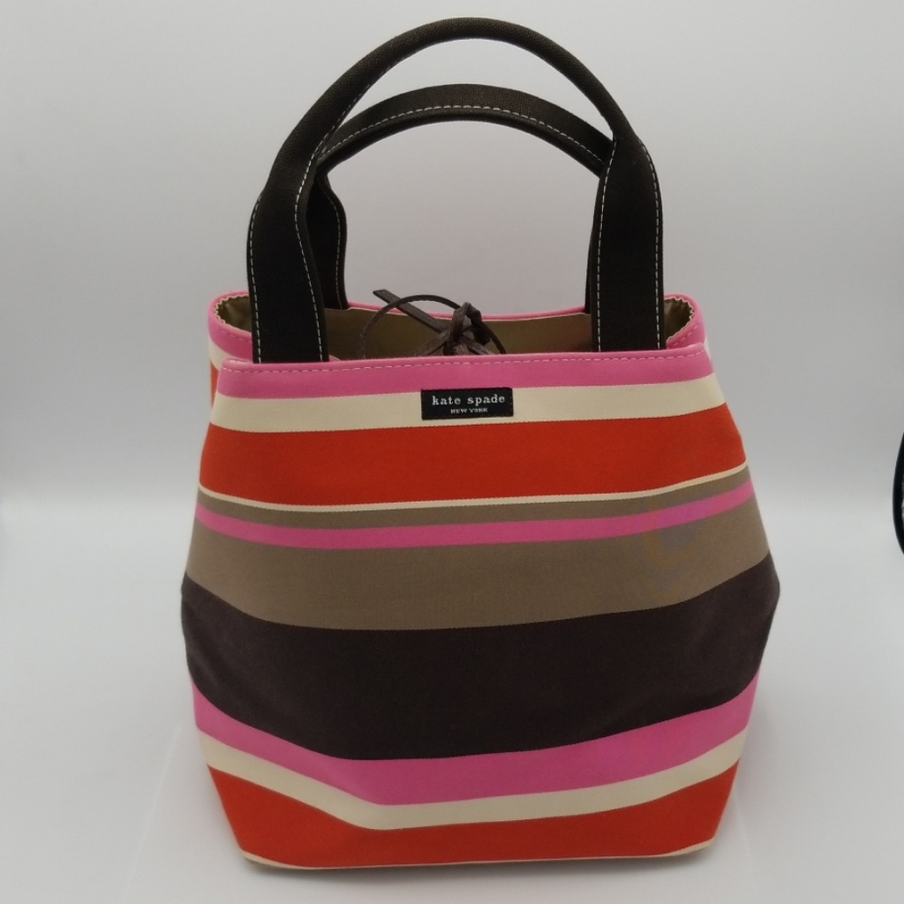 KATE SPADE VINTAGE STRIPED HANDBAG